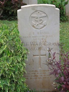 TRINCOMALEE WAR CEMETERY - REVILL, JOHN EDWARD